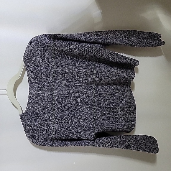 American Eagle Chunky Knit Marbled Gray Preppy Cardigan Sweater XS/S Button Up - Picture 3 of 6